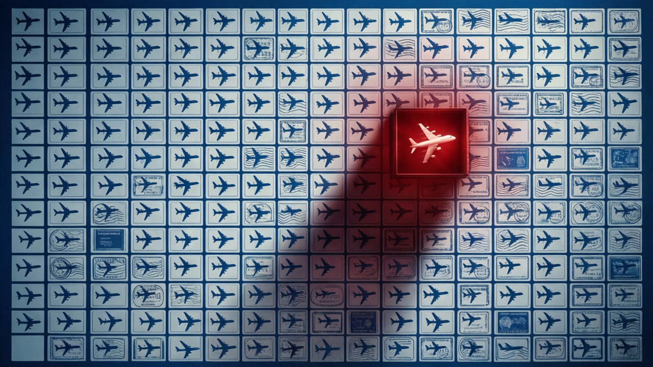 Wall calendar with 182 days marked and the 183rd square highlighted — the 183-day tax residency threshold